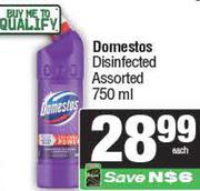 Domestos Disinfected Assorted-750ml 