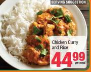 Chicken Curry And Rice-Per Meal
