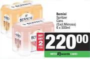 Bemini Spritzer Cans (Excl Mimosa)-For Any 2 x 6 x 500ml