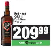 Red Heart Original Dark Rum-750ml