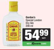 Gordon's Special London Dry Gin-200ml