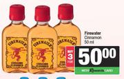 Firewater Cinnamon-For 3 x 50ml