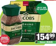 Jacobs Kronung Coffe Jar 200g Or Refill Pack 230g (Excl Decaf)-Each
