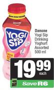 Danone Yogi Sip Drinking Yoghurt Assorted-500ml