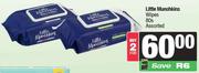 Little Munchkins Wipes Assorted-For 2 x 80s