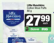 Little Munchkins Cotton Wool Puffs-80g