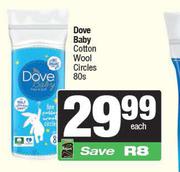Dove Baby Cotton Wool Circles-80s