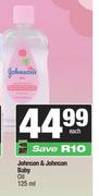 Johnson & Johnson Baby Oil-125ml