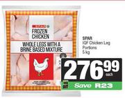 Spar IQF Chicken Leg Portions-5Kg