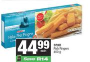 Spar Fish Fingers-400g