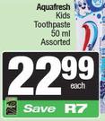 Aquafresh Kids Toothpaste-50ml