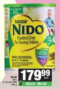 Nestle Nido 3+ Growth Milk-900g