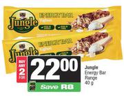 Jungle Energy Bar Range-For Any 2 x 40g