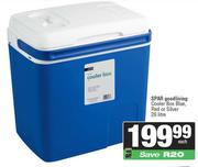 Spar Good Living Cooler Box Blue, Red Or Silver 26L