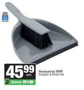 Homecare By Spar Dustpan & Brush Set