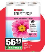 Spar Toilet Tissue Mini 1 Ply-18s