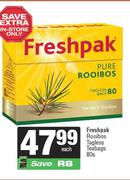Freshpak Rooibos Tagless Teabags-80's Pack