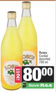 Roses Cordial Assorted-For Any 2 x 750ml