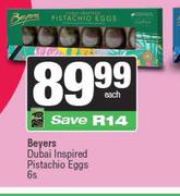 Beyers Dubai Inspired Pistachio Eggs-6s Pack