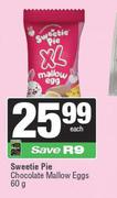 Sweetie Pie Chocolate Mallow Eggs-60g
