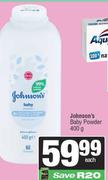Johnson's Baby Powder-400g Each