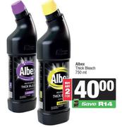 Albex Thick Bleach-For Any 2 x 750ml