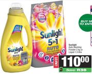 Sunlight Auto Washing Powder 2kg Or Liquid 1.5Ltr-For Any 2