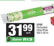 Spar Perforated Cling Wrap 300 x 30m-Each