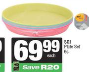 SGI Plate Set-6s Each