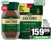 Jacobs Kronung Coffee Jar Or Refill Pack-200g/230g