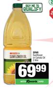 Spar Sunflower Or Canola Oil-2L