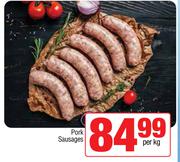 Pork Sausages-Per Kg
