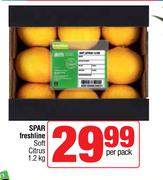 Spar Frshline Soft Citrus-1.2Kg Per Pack