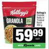 Kellogg's Granola Nutty Or Tropical Burst-450g