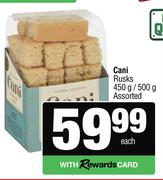 Cani Rusks Assorted-450g/500g