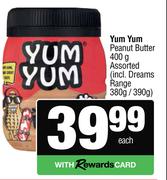 Yum Yum Peanut Butter Assorted-400g