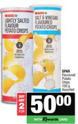 Spar Flavoured Potato Chips Assorted-For Any 2 x 100g