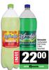 Refreshhh Carbonated Soft Drink Assorted-For Any 2  x 2Ltr