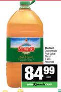 Shelford Concentrate Fruit Juice Blend Assorted-5Ltr Each