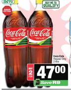 Coca-Cola Regular Only-For 2 x 2Ltr