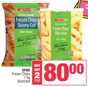 Spar Frozen Chips Assorted-For 2 x 1Kg