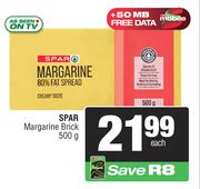 Spar Margarine Brick-500g