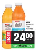 Spar Smoothie Assorted-For 2 x 1L