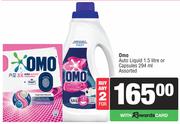 Omo Auto Liquid 1.5L Or Capsules 294ml-For 2