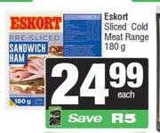 Eskort Sliced Gold Meat Range-180g Each