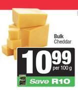 Bulk Cheddar-Per 100g