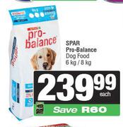 Spar Pro Balance Dog Food-6Kg/8Kg Each