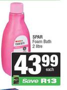 Spar Foam Bath-2L Each