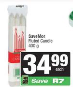 SaveMor Fluted Candle-400g Each
