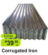 Corrugated Iron 0.27mm-Per M
